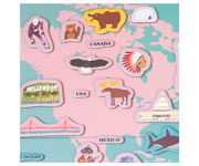 Puzzle Magntico Mapa Del Mundo