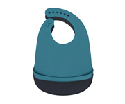 2 Baberos Silicona Catchie Blue Dusk & Charcoal