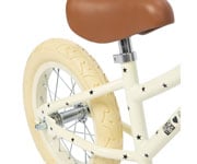 Bicicleta Banwood sin Pedales First Go! Bonton Crema