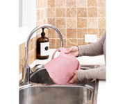 2 Babero Silicona Catchie Dusty & Powder Pink