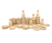 Nins con Anillas y Monedas Natural