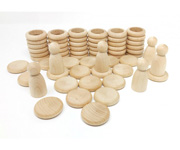 Nins con Anillas y Monedas Natural