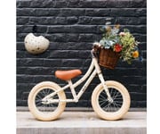 Bicicleta Banwood sin Pedales First Go! Bonton Crema
