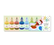 8 Botes de Tmperas de Colores