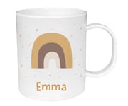 Mug Plastique Personnalisable Arc-en-ciel Moutarde