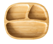 Plato Bamb con Ventosa Toddler Amarillo