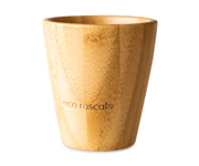 Bicchiere Eco Bamb Tappo Rosa 190ml