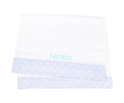 Toalla Guardera Classic Star Azul Personalizable