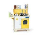 Cocinita de Madera Mostaza