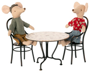 Set de Comedor con 2 Sillas