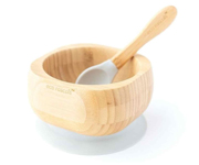 Bol Bamb Gris Eco con Cuchara