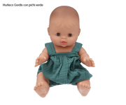 Robe Cutie pour poupe Bordeaux