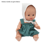 Bonnet Cutie pour Poupe cru