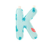 Lettre Tissu Lilliputiens K