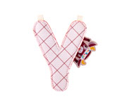 Lettre Tissu Lilliputiens Y
