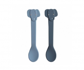 2 Cucchiai Silicone Trixie Mr.Elephant