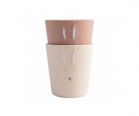2 Vasos de Silicona Trixie Mrs. Rabbit