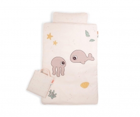 Junior Bedding Jelly & Wally Powder Pink