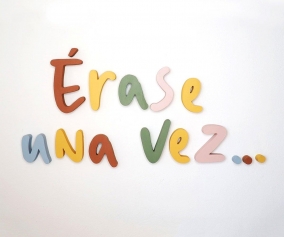 Letras de Pared "rase una Vez..."