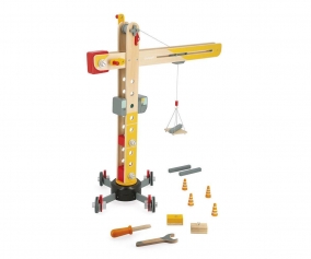 Grande grue en bois