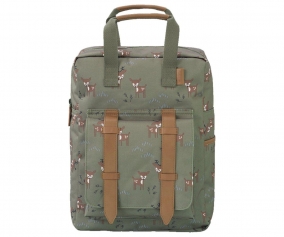 Green Fawn School Backpack Personalised