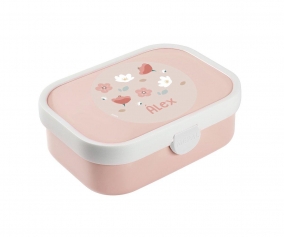 Lancheira Midi Personalizada Campus Pink Little Garden