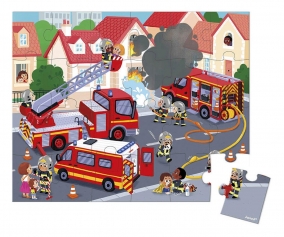 Puzzle de sapeurs-pompiers 24 pices