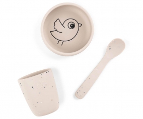 Silicone Tableware Birdee Sand