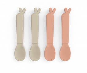4 Kiddish Spoons Lalee Sand/Coral