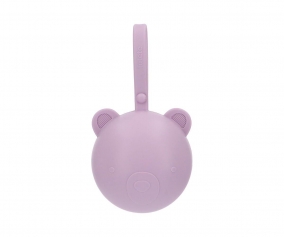 Guarda chupeta Silicone  Bear Lilac