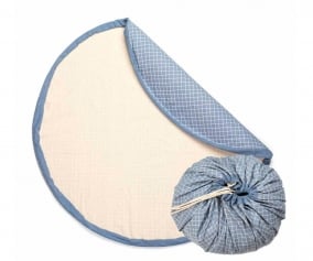 Saco Reversible Play & Go Classic Orgnico Cuadros Blue