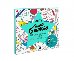 Pster XL Omy Games + Lpiz de Colores