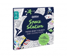 Pster XL Omy Space + Pegatinas