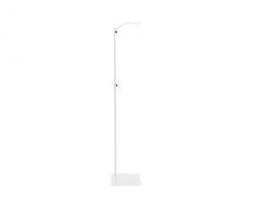 Support avec baldaquin extensible White