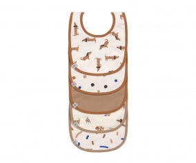 Pack de 5 baberos Impermeables Little Mateys Royal Blue