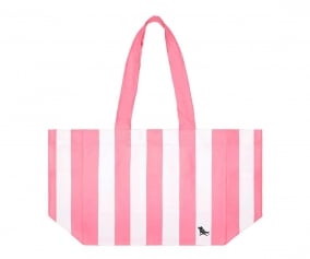 Bolsa de praia  Stripes Dock & Bay  Rosa Pastel