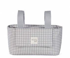 Borsa Organizer Passeggino I Love Vichy Grigio