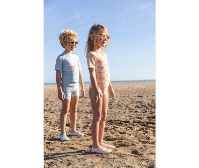 Crab Coral Zip Swimsuit