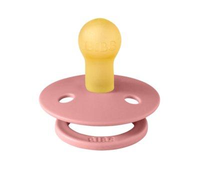 Sucette BIBS Colour Round Dusty Pink dans un Sac