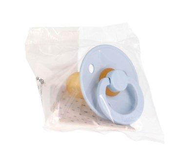 Sucette BIBS Colour Round Peri dans un Sac