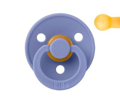 Sucette BIBS Colour Round Peri dans un Sac