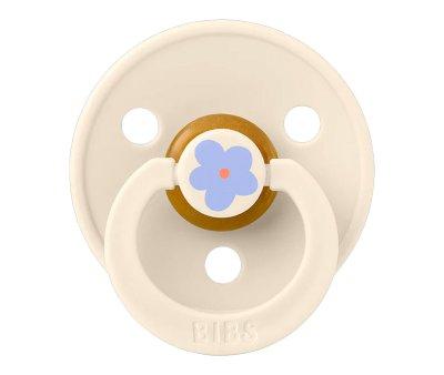 2 Succhietti BIBS Studio Colour Round Jasmine Ivory Mix