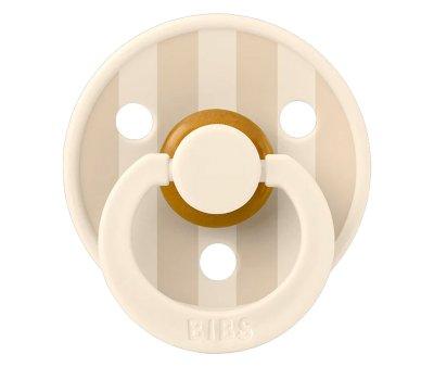 2 Succhietti BIBS Studio Colour Round Pin Ivory Vanilla Mix