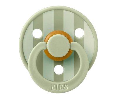 2 Sucettes BIBS Studio Colour Round Pin Sage Mix