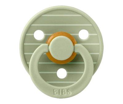 2 Sucettes BIBS Studio Colour Round Pin Sage Mix