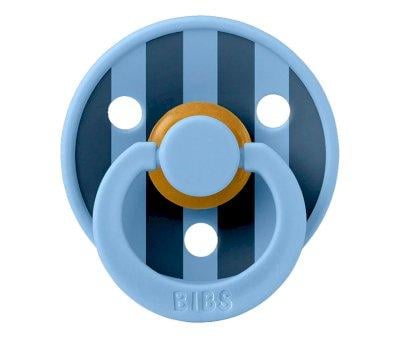 2 chupetas BIBS Studio Colour Round Pin Sky Blue Mix