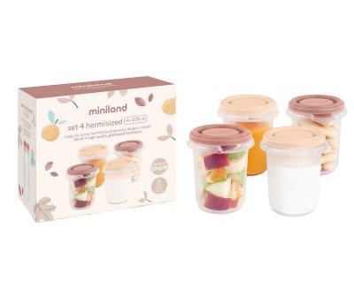 Set 4 Recipientes Hermticos Hermisized Valencia 250 ml