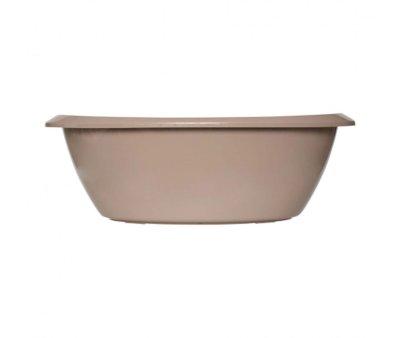 Luma Taupe Bathtub and Seat Set