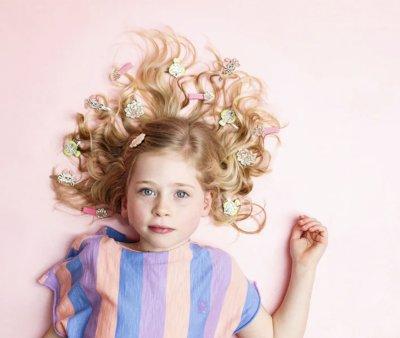 Clipe de cabelo Gold Shell