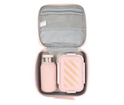 Nevera Rgida Big Stripes Pink Personalizable